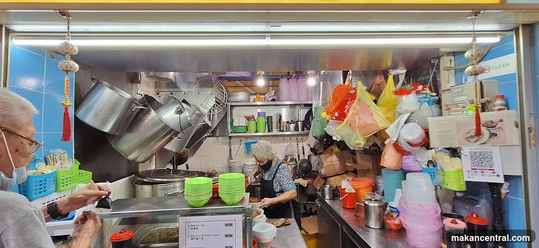 Food stall interior