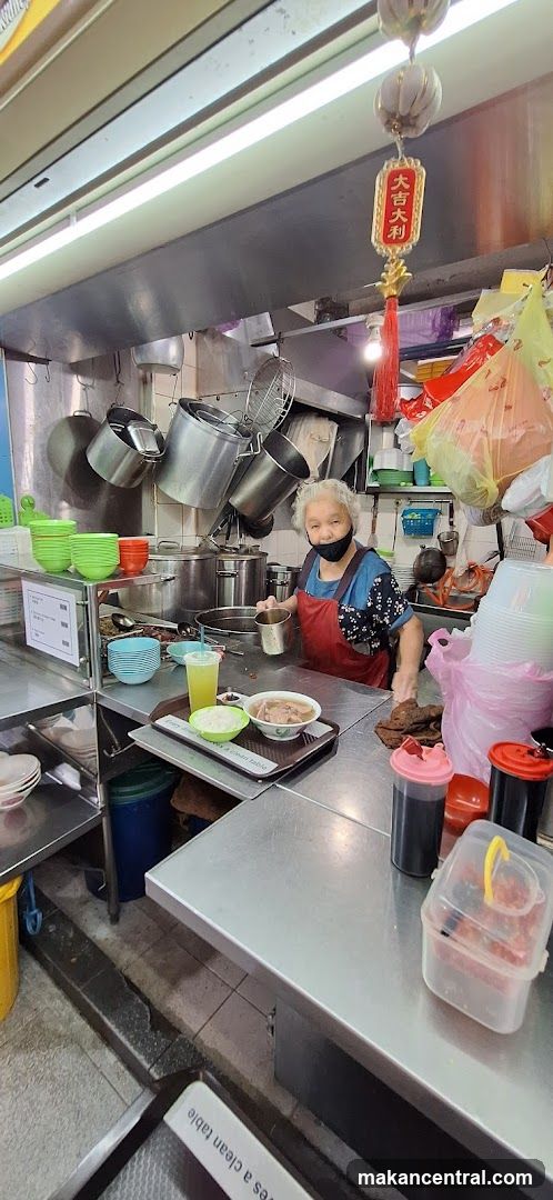 Food stall interior