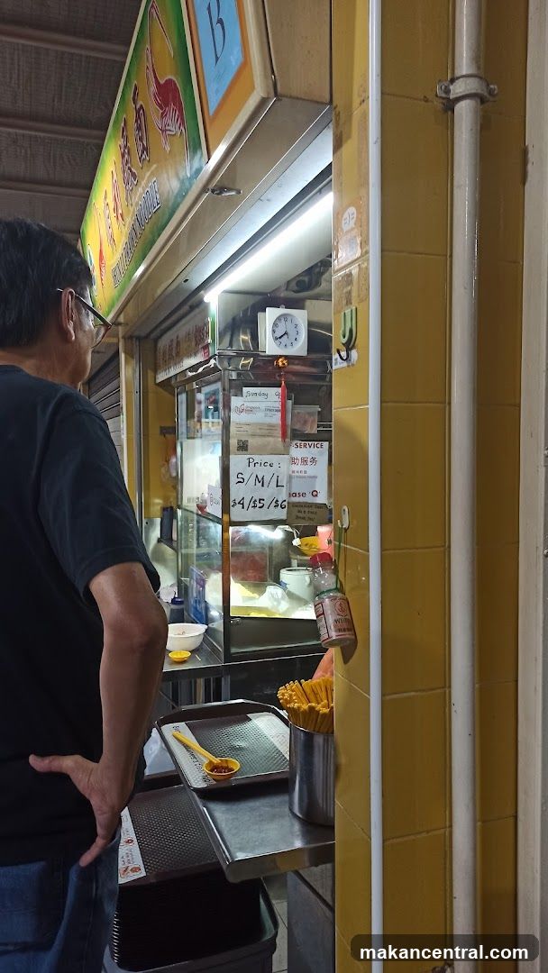 Customer at food stall