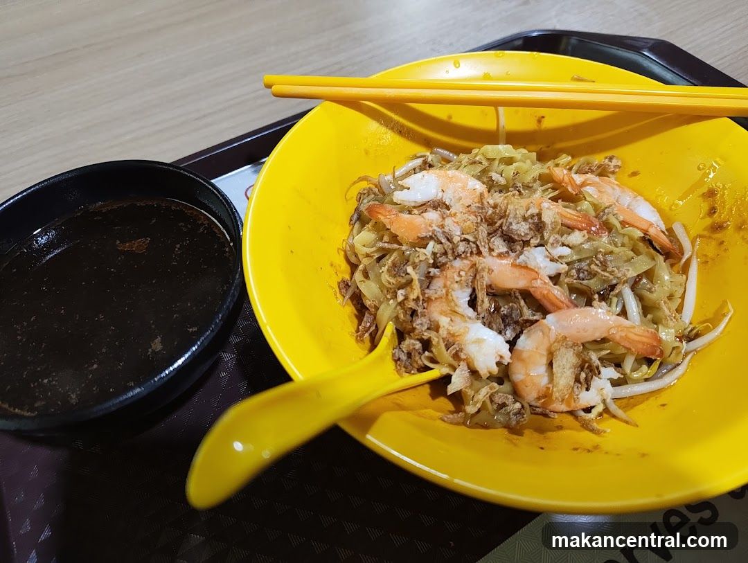 Food served in a yellow bowl