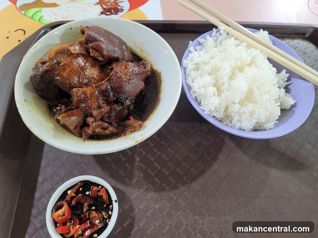 Food served on tray