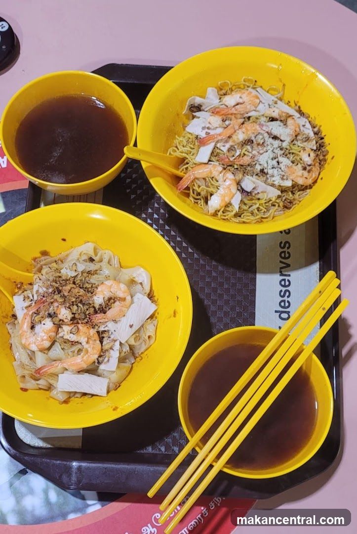 Food served on tray