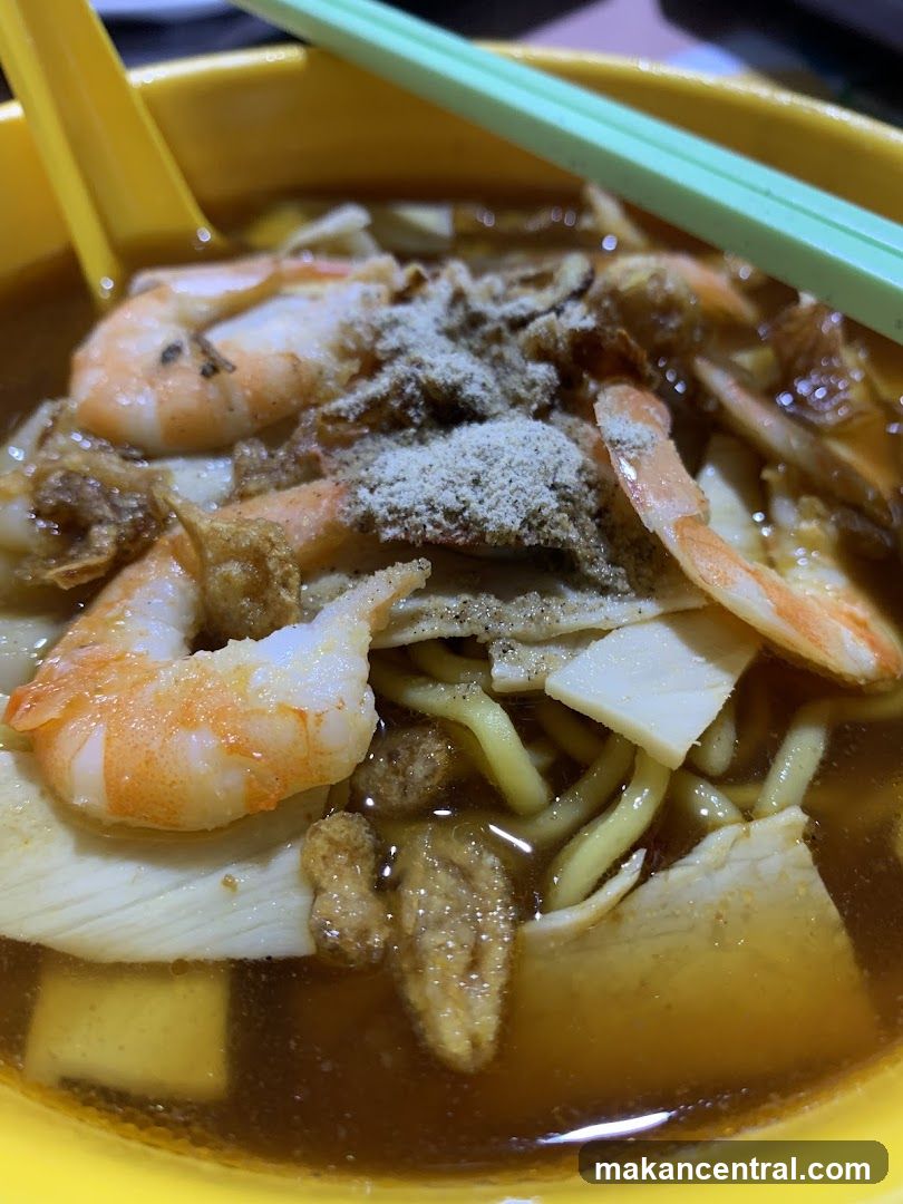 Close-up of noodle dish