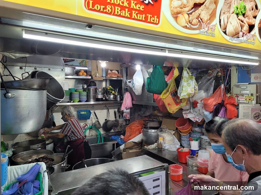 Food stall interior