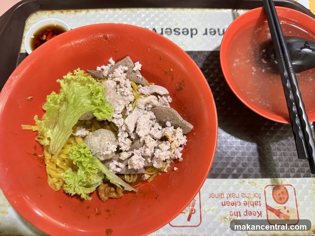 Food served on tray
