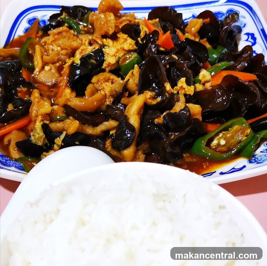Food Plate with Rice