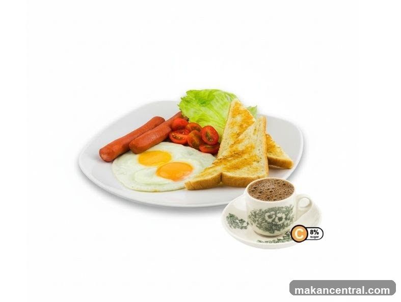 Breakfast Plate with Coffee