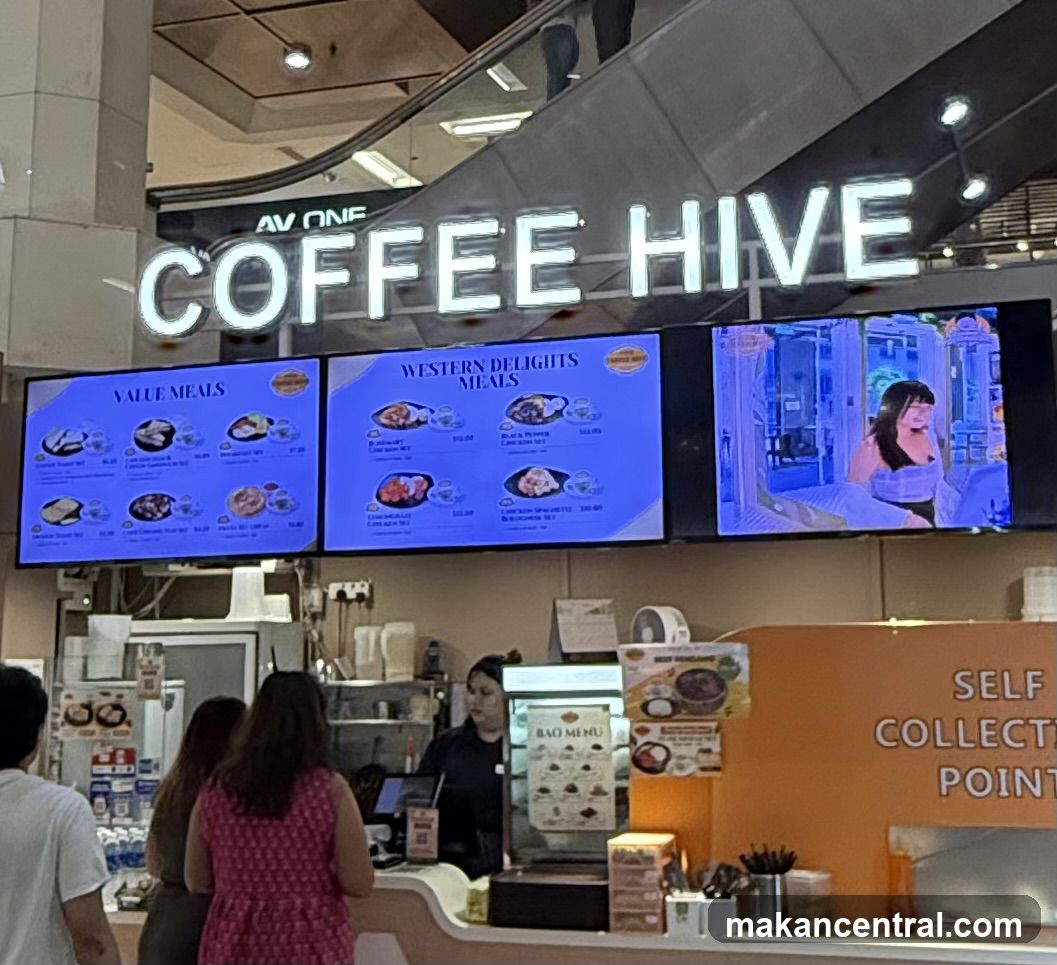Coffee Hive Food Stall Interior