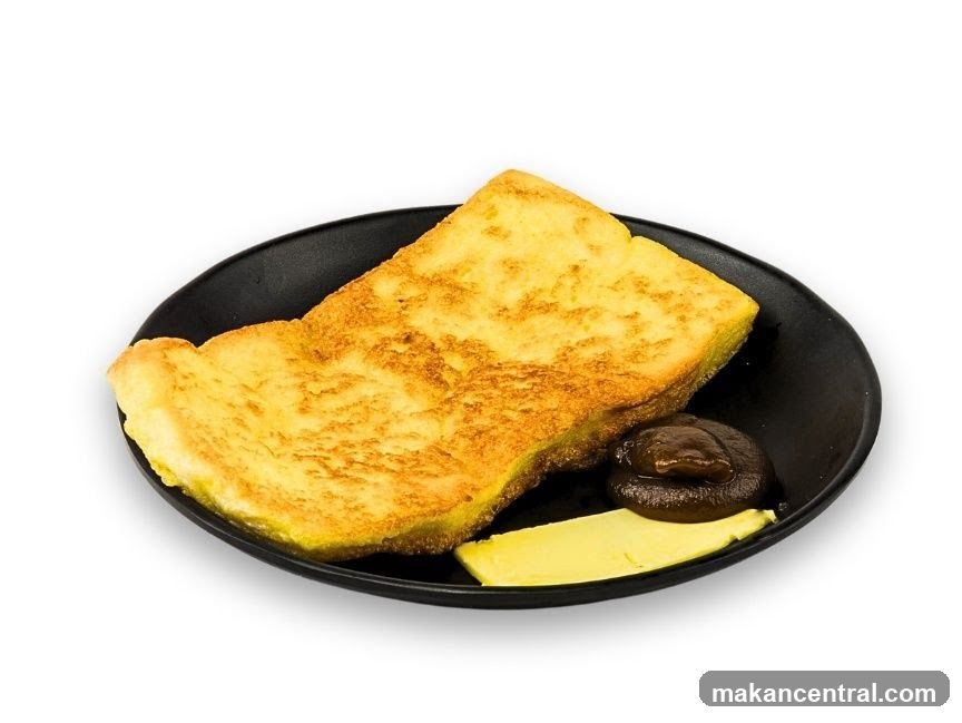Toasted Bread with Condiments