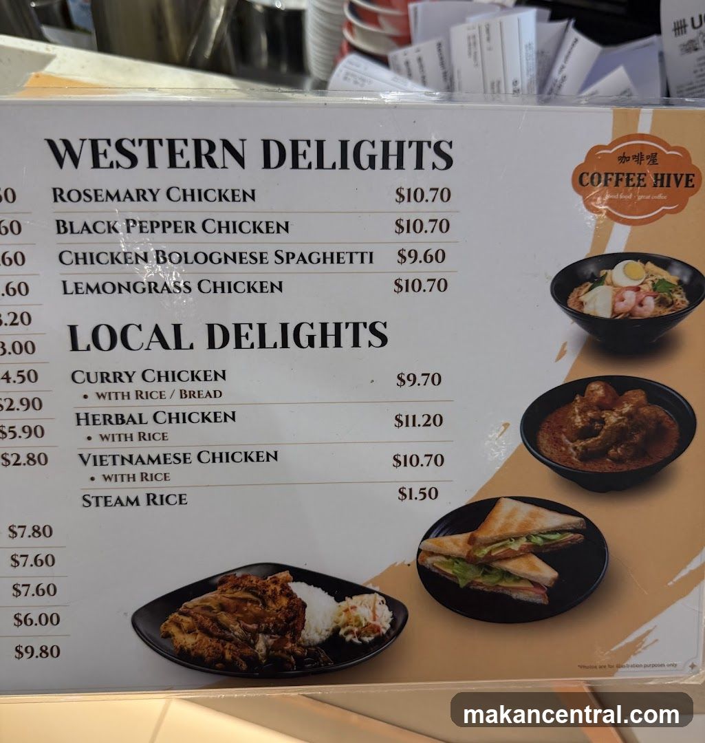 Coffee Hive Menu Board