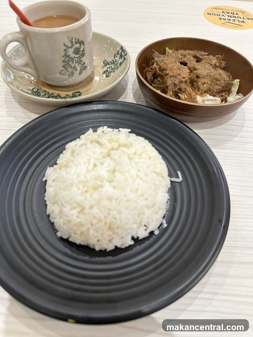 Table Setting with Food and Beverage