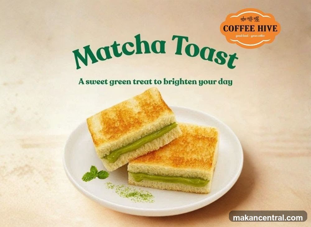 Matcha Toast Advertisement