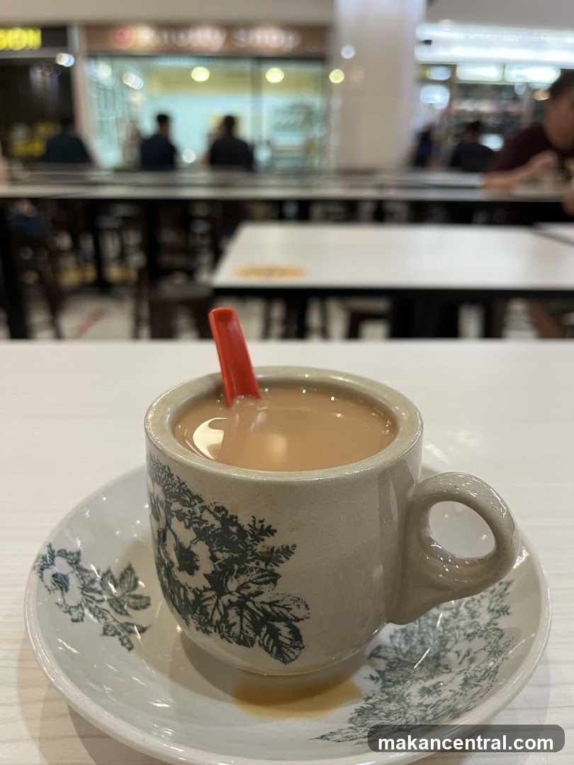 Cup of tea in café setting