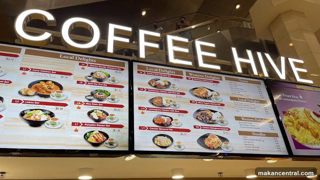 Coffee Hive Menu Display