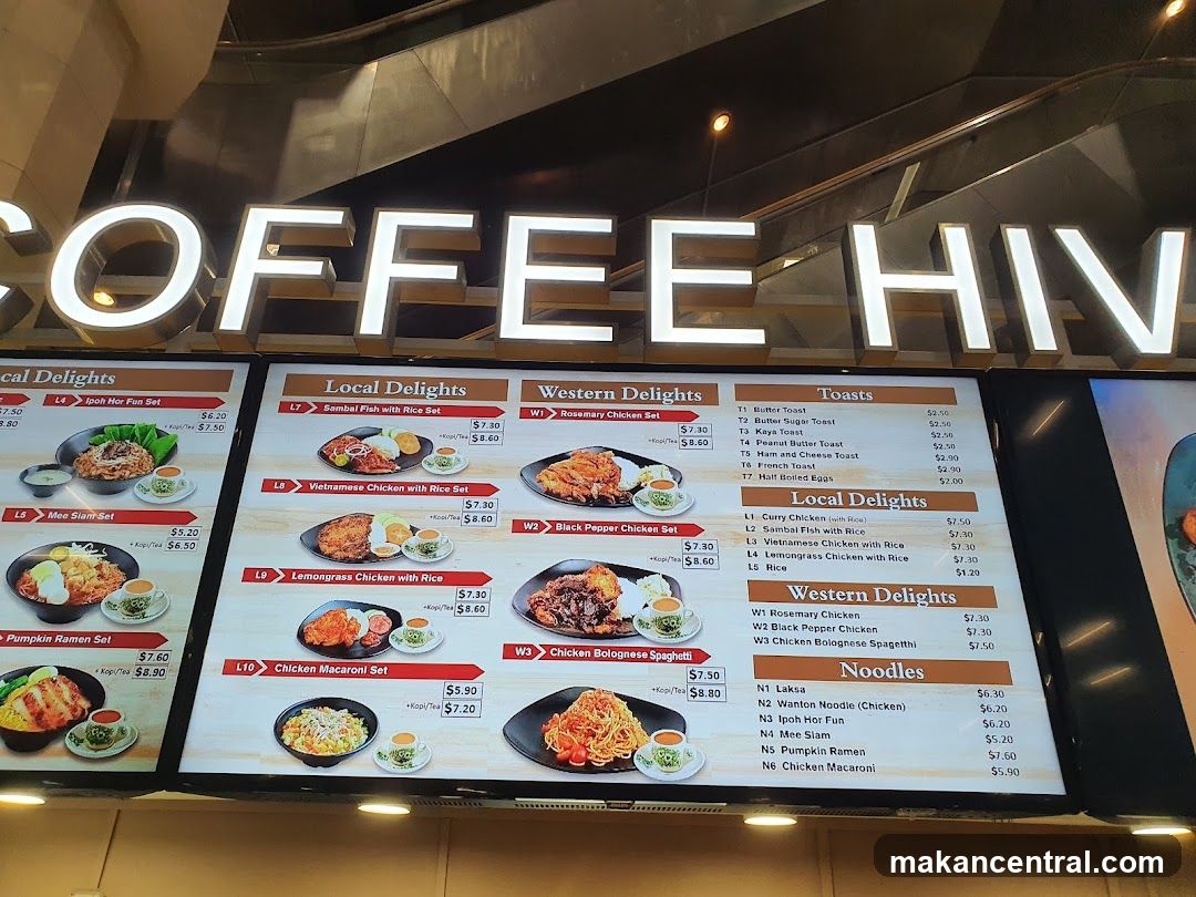 Coffee Hive Menu Board