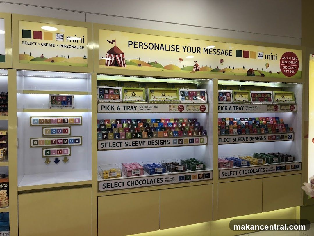 Ritter Sport Mini Chocolate Personalisation Counter