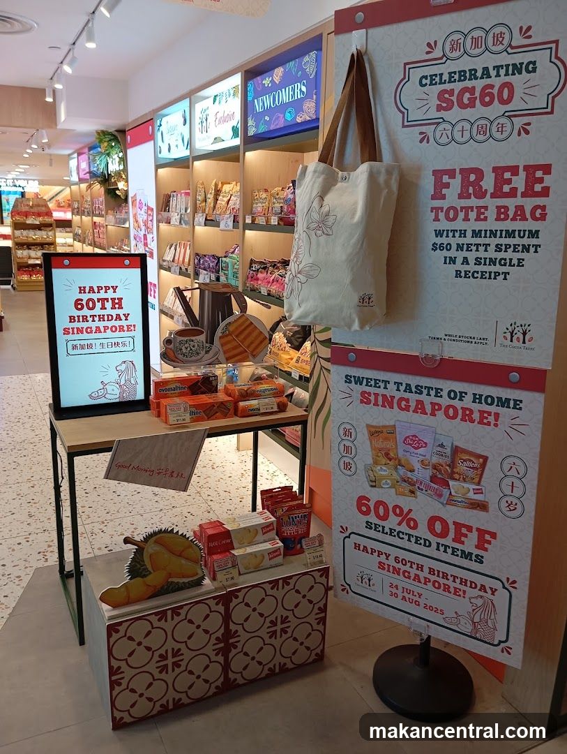 Singapore 60th Birthday Promotion Display