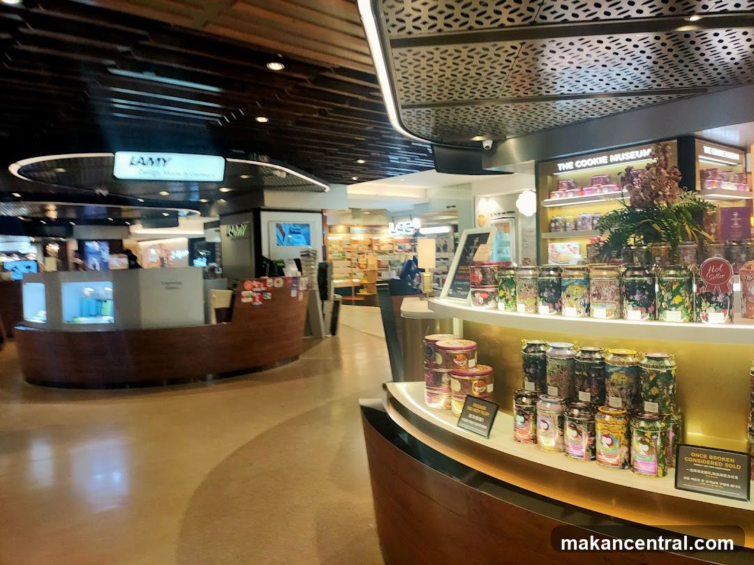 Interior of a shopping area