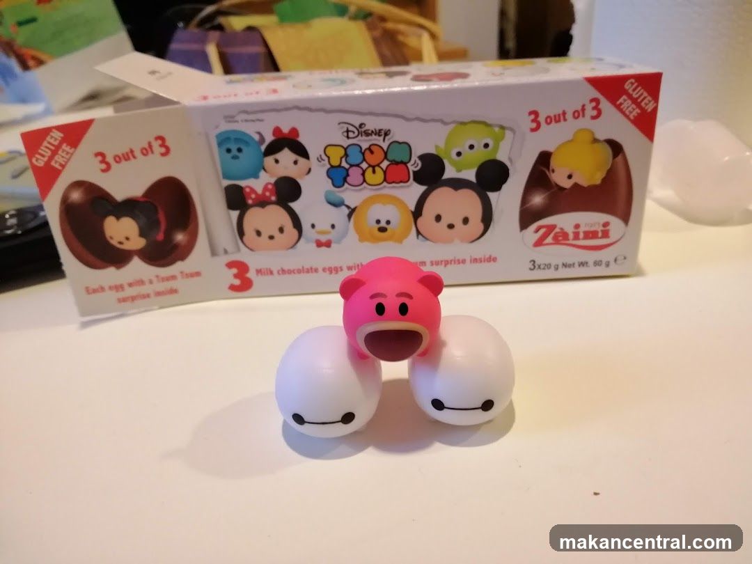 Disney Tsum Tsum Chocolate Eggs Box and Figures
