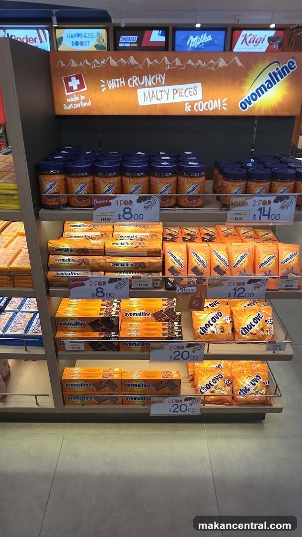 Ovomaltine Chocolate Display Shelf