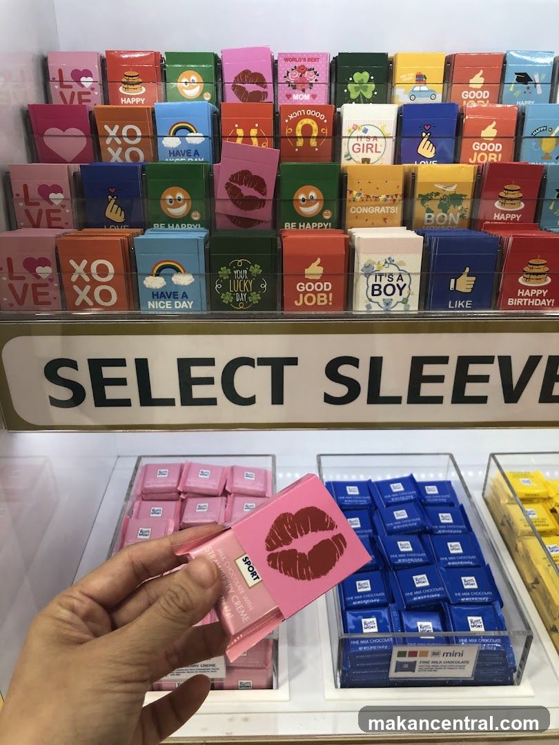 Chocolate Sleeve Selection Display