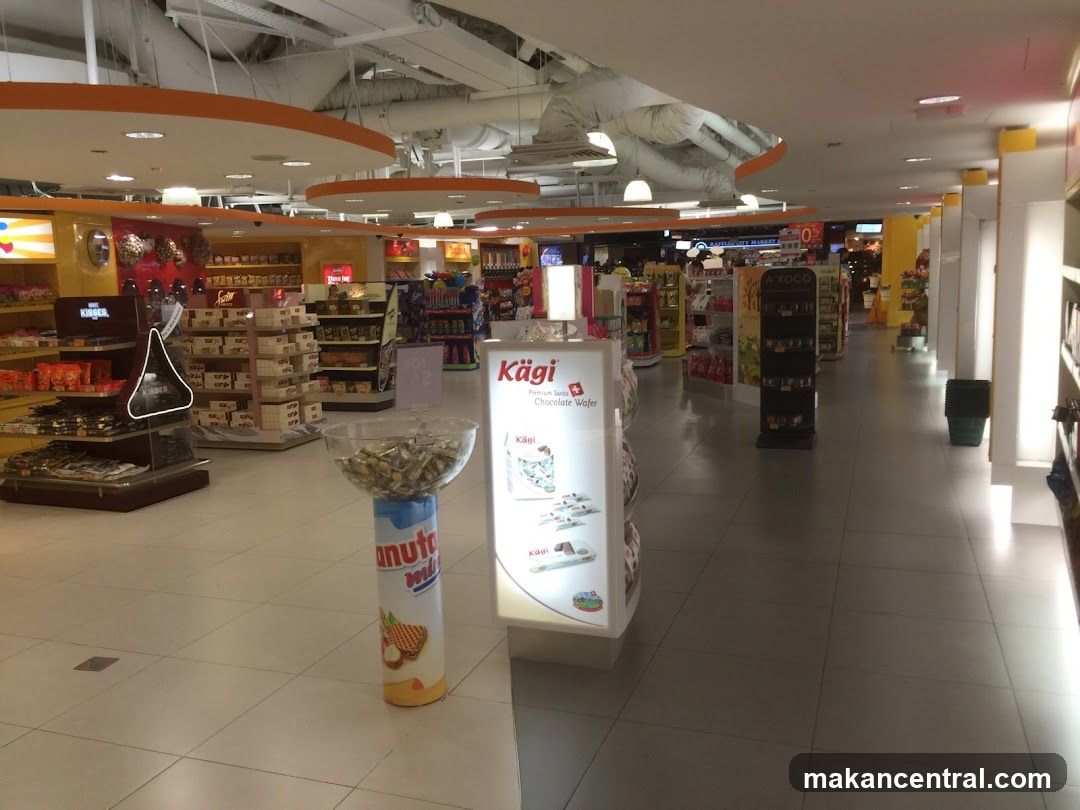 Interior of a supermarket or retail store