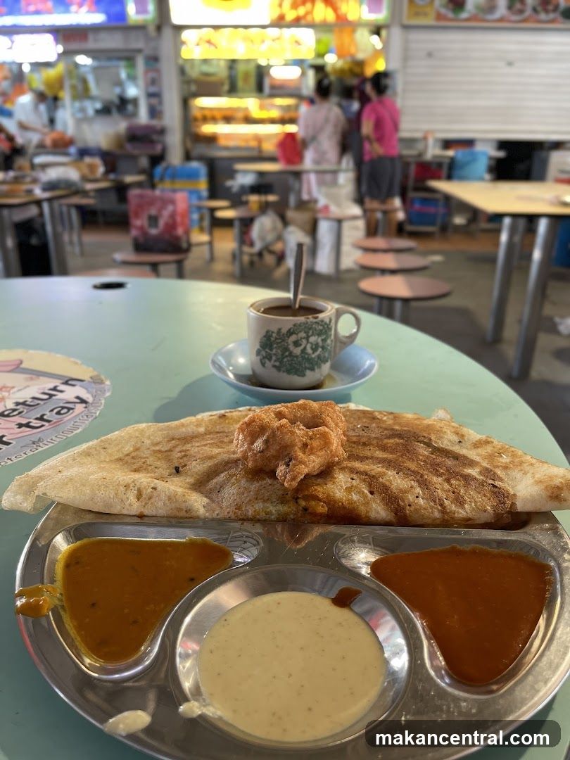 Food stall interior