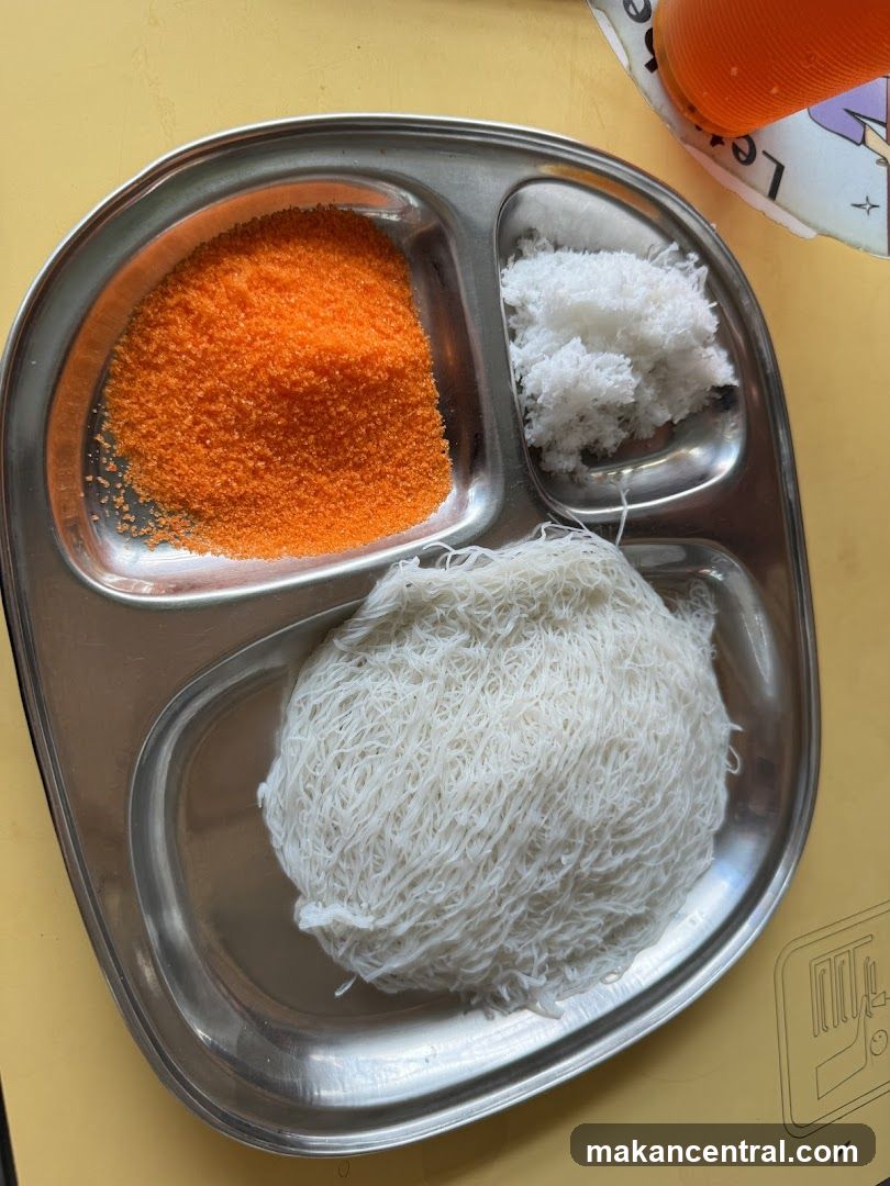 Food Items on a Tray