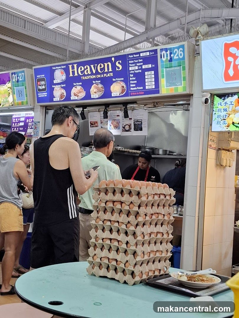 Heaven's Food Stall Interior