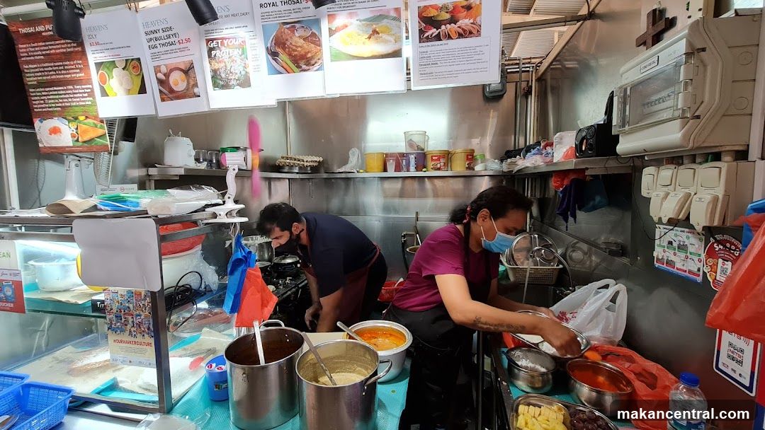 Food stall interior