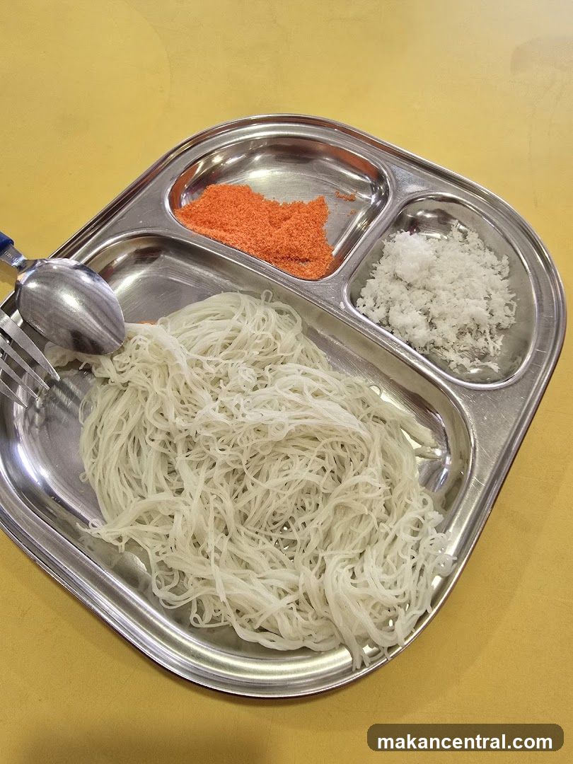 Food on a tray