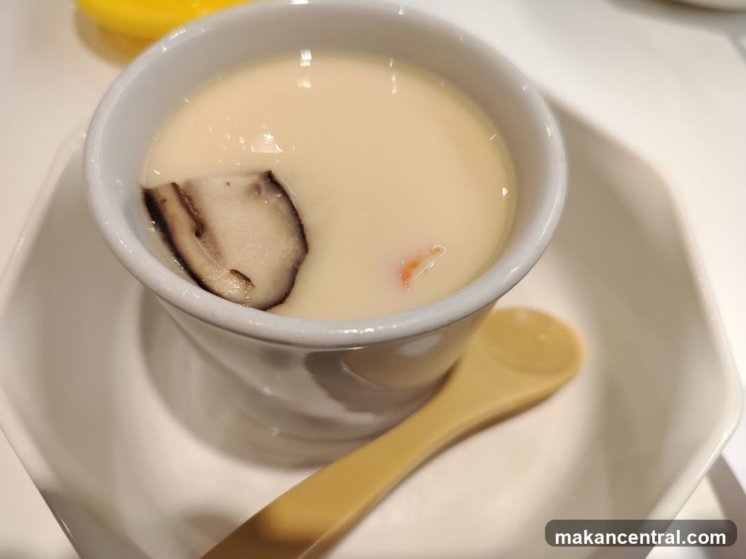 Dessert or Soup in White Cup