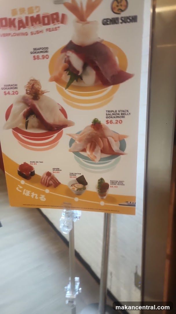 Sushi Menu Board