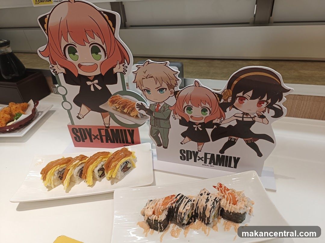 Spy x Family Themed Sushi Display
