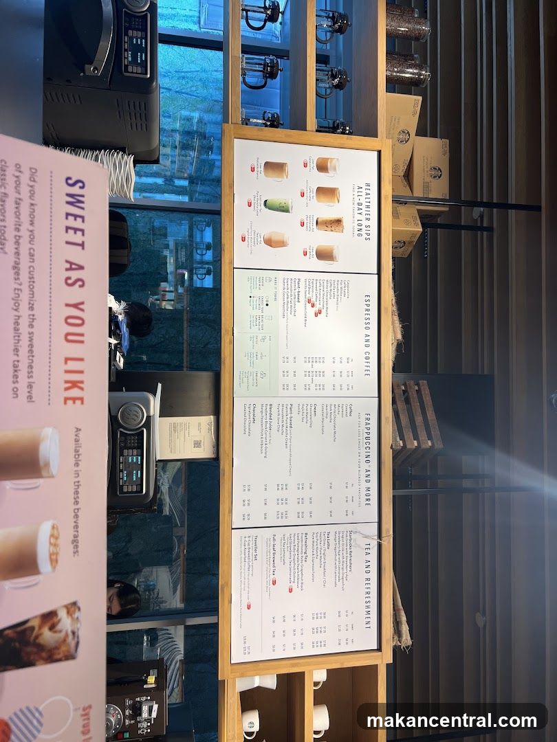 Starbucks Menu Board