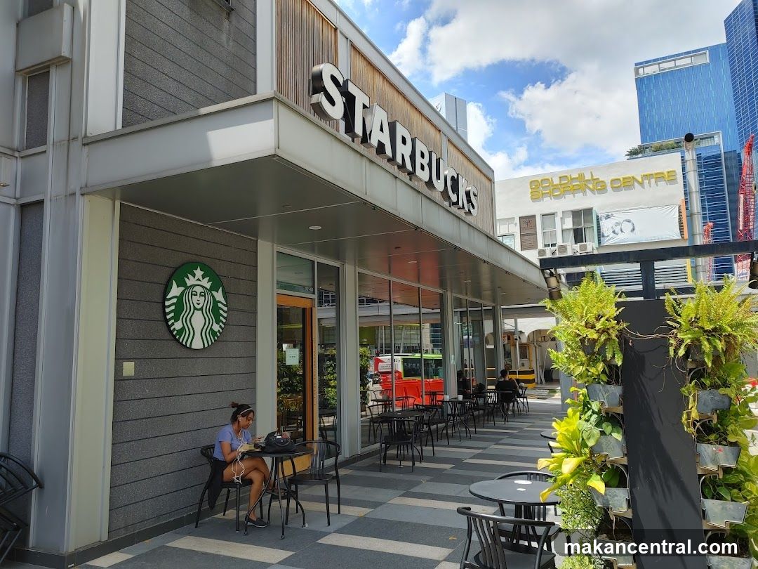 Starbucks storefront at Goldhill Centre