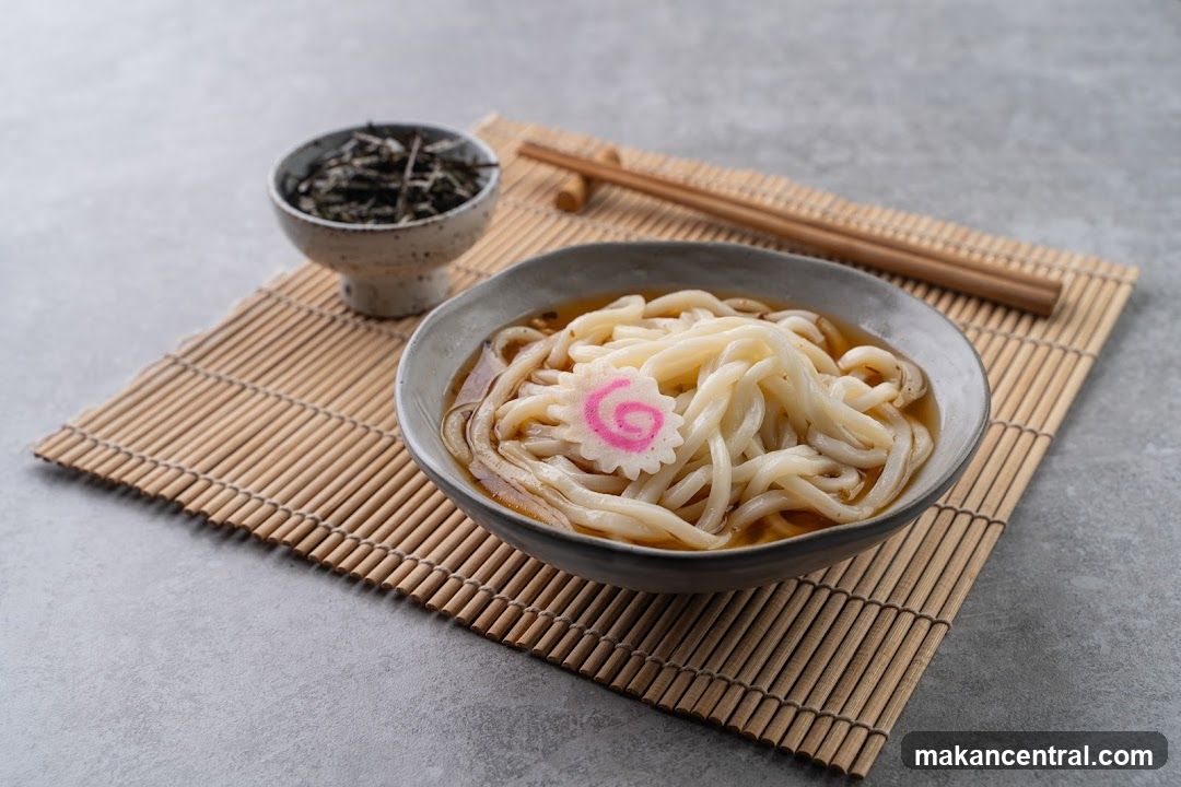 Udon Noodle Bowl with Garnish