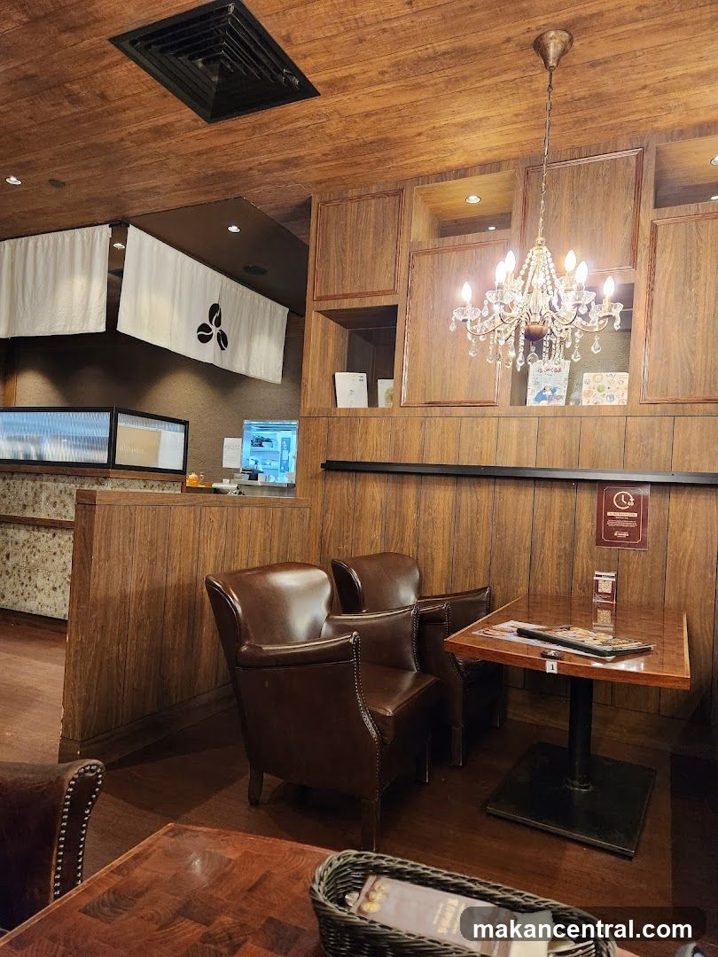 Interior of a café or restaurant