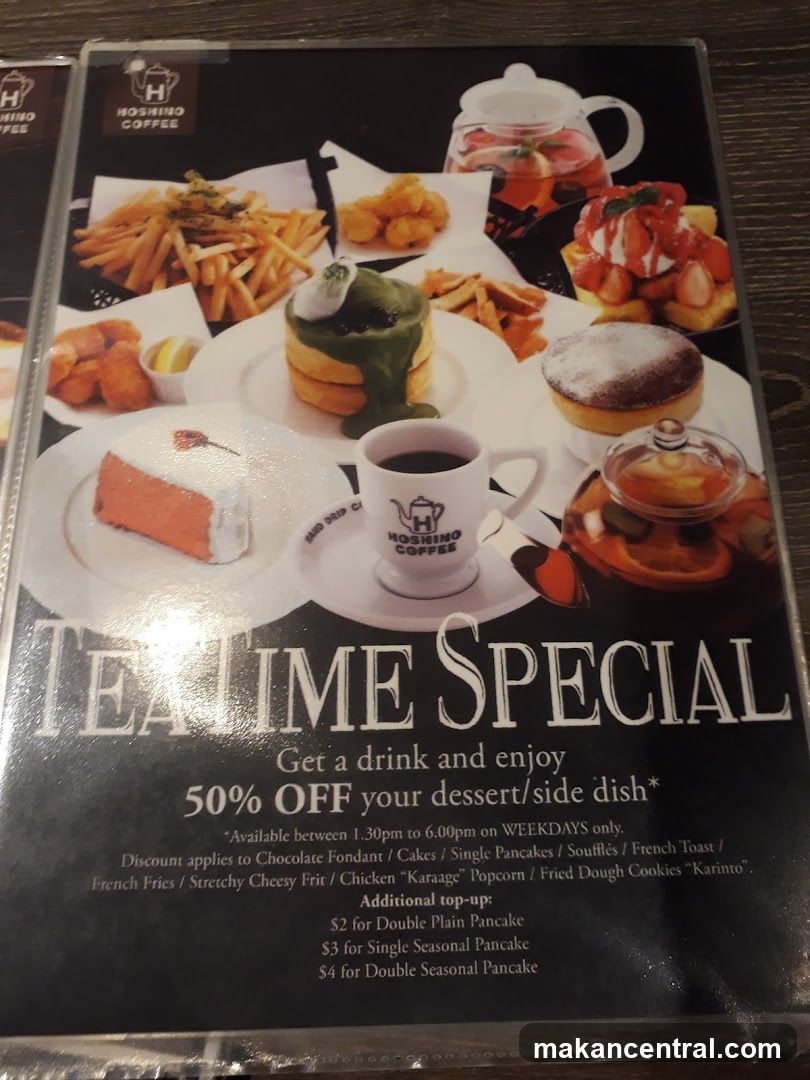 Hosinno Coffee Tea Time Special Flyer