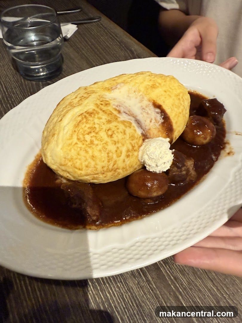 Food served at a restaurant