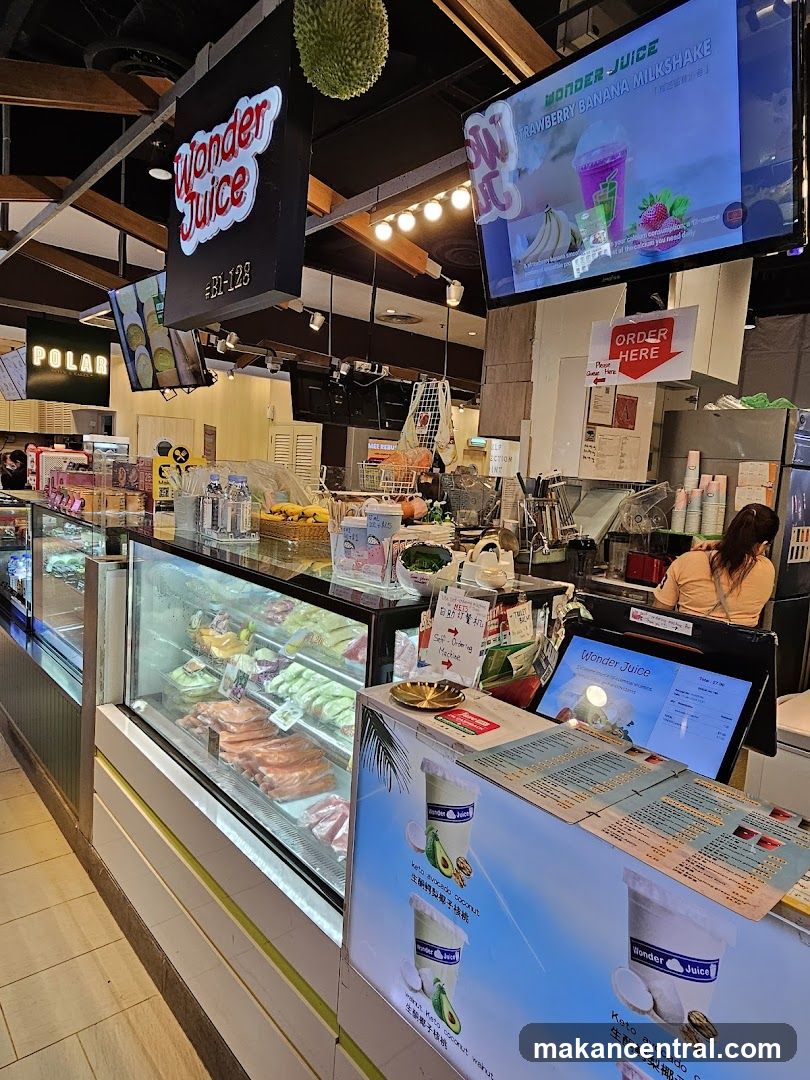 Wonder Juice Shop Interior