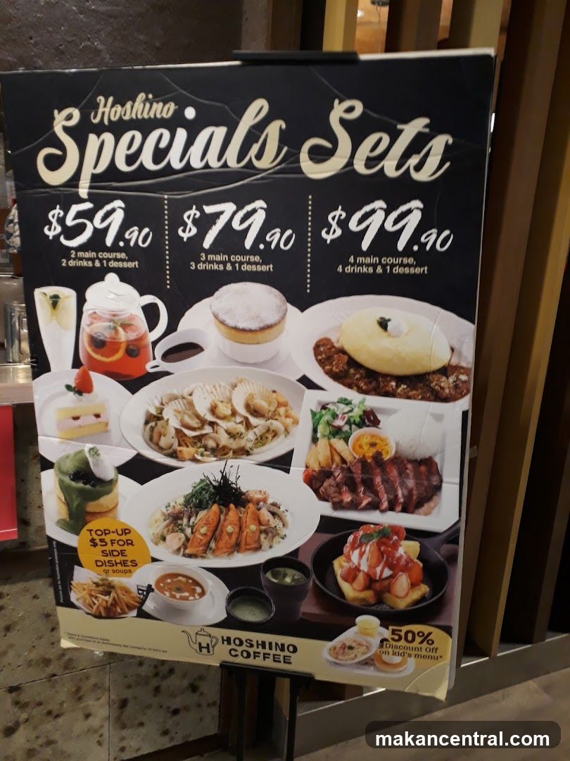 Hoshino Coffee Specials Sets Poster