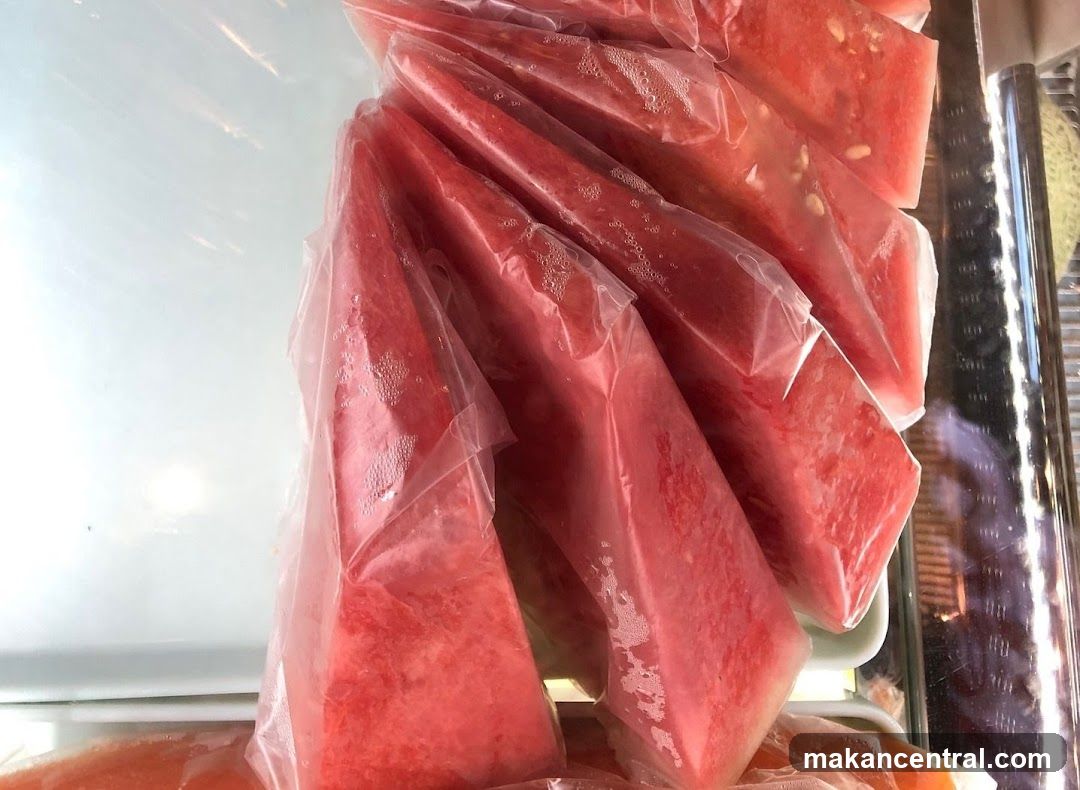 Frozen Watermelon Slices