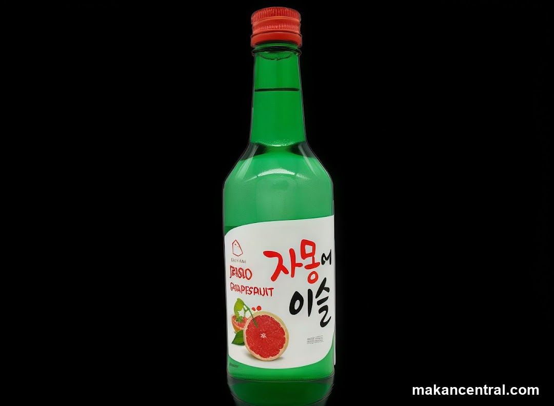Grapefruit Soju Bottle