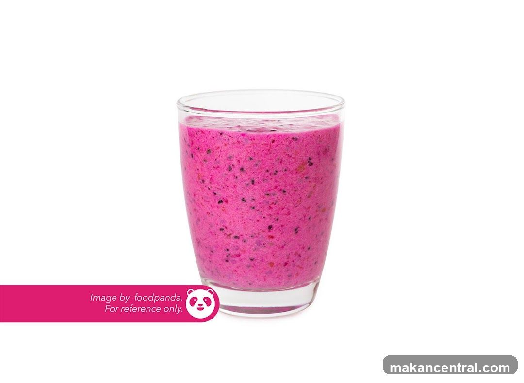 Pink Smoothie in Glass
