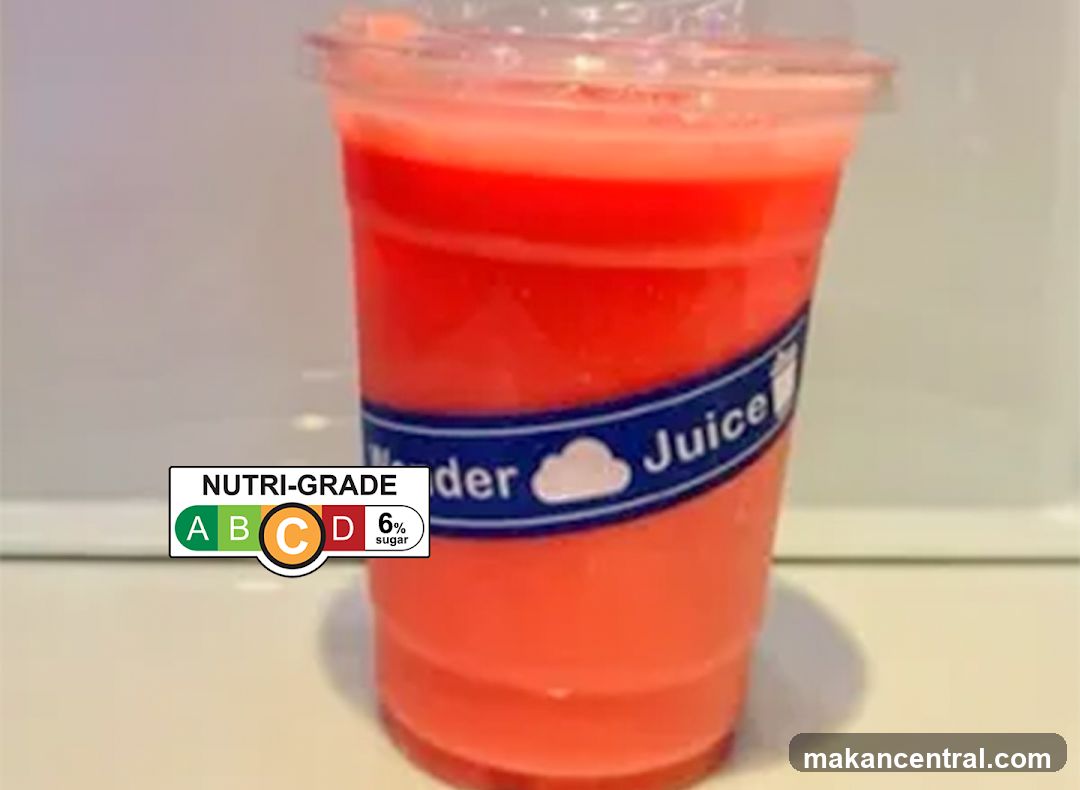 Nutri-Grade Labeled Juice Drink