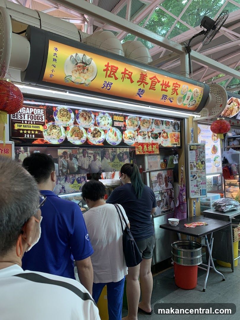 Food stall interior