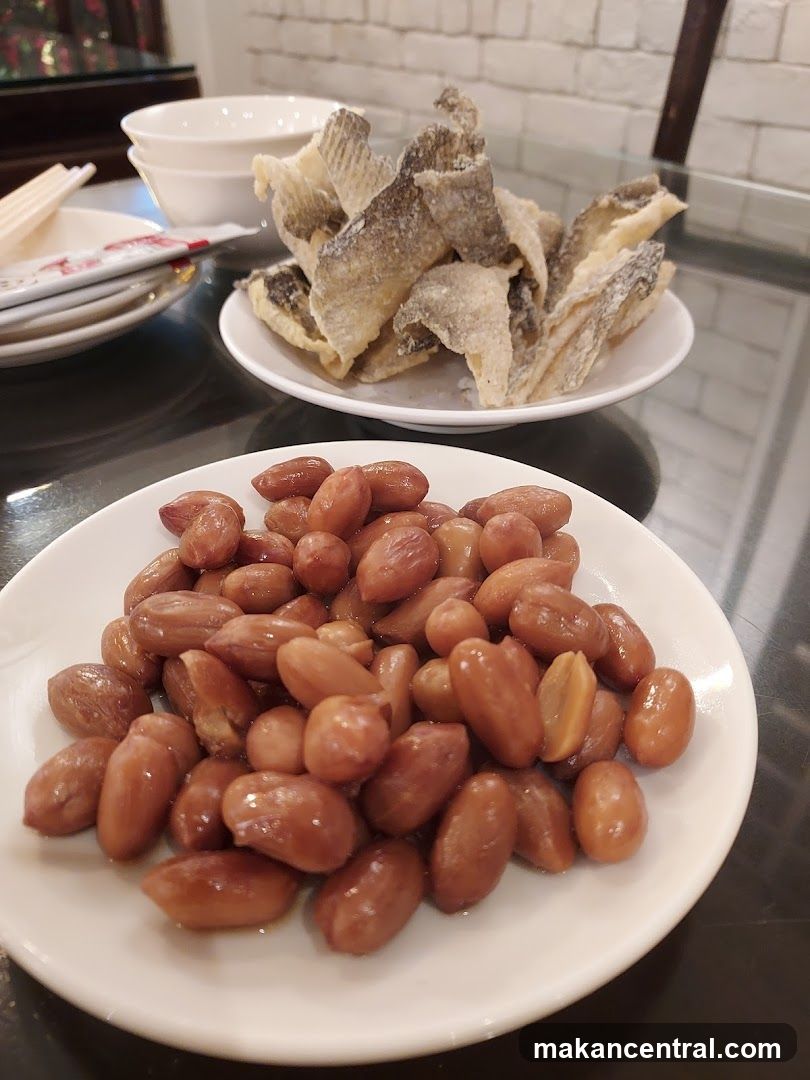 Dining Table with Food Items