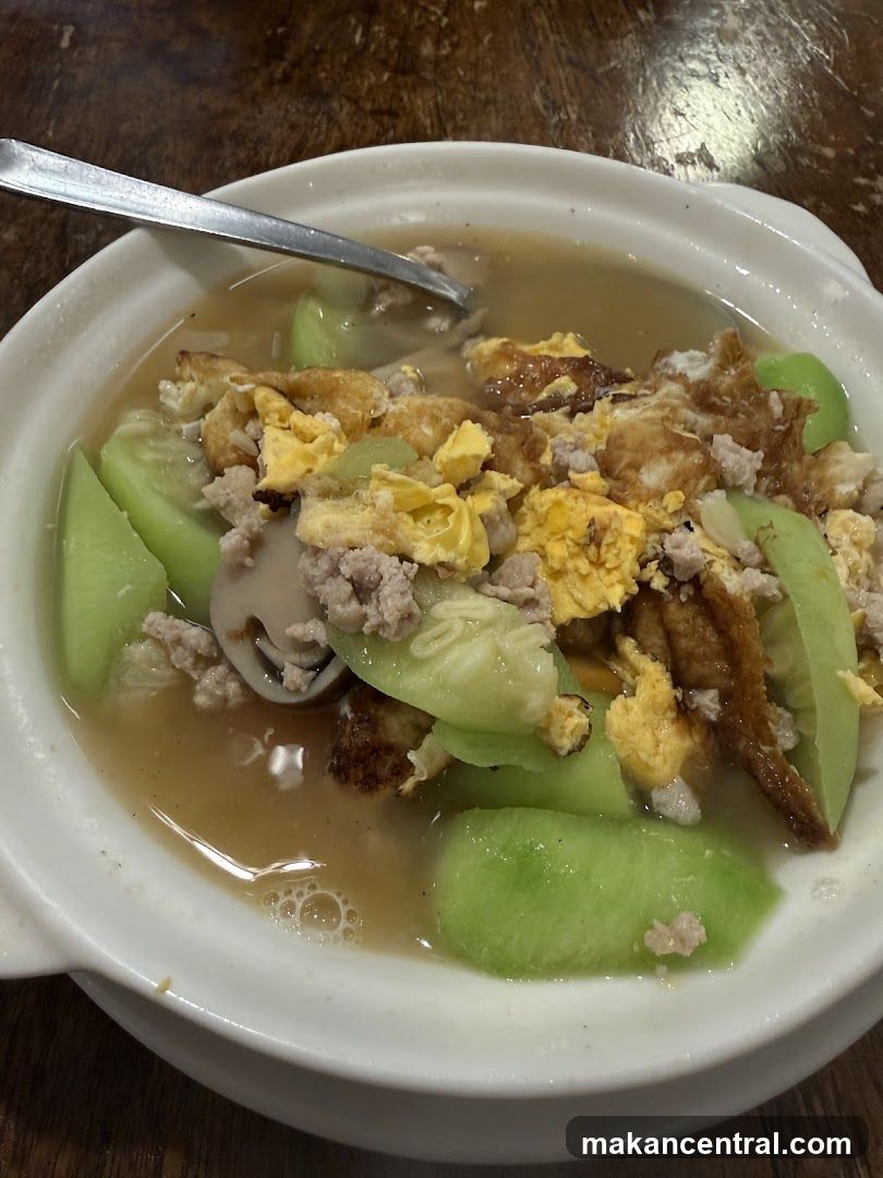 Soup in a bowl