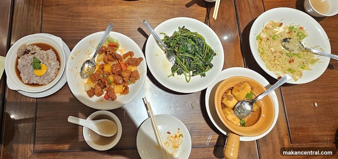 Dining Table with Chinese Cuisine